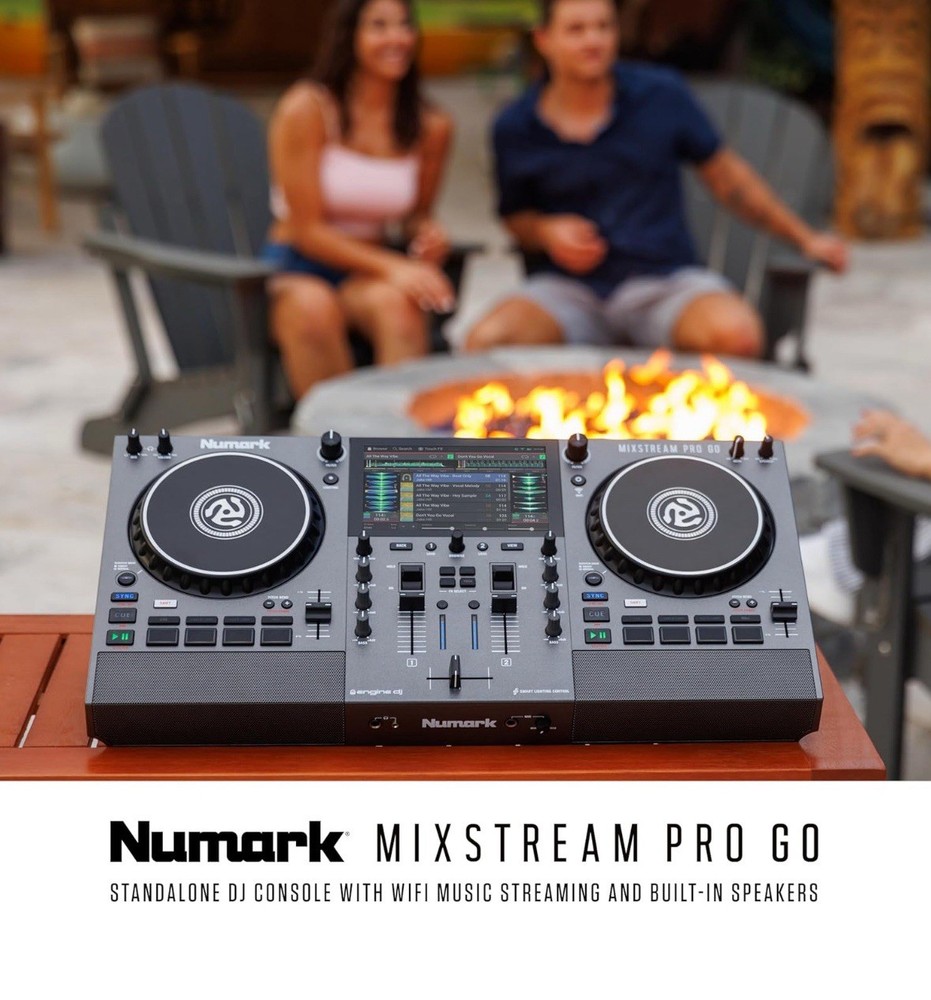 NEW Numark Pro Go: Fully Portable Battery-Powered DJ Controller, built-in stems