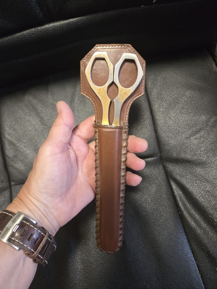 Bristol Line Germany Solingin Scissors w/ Leather Sheath