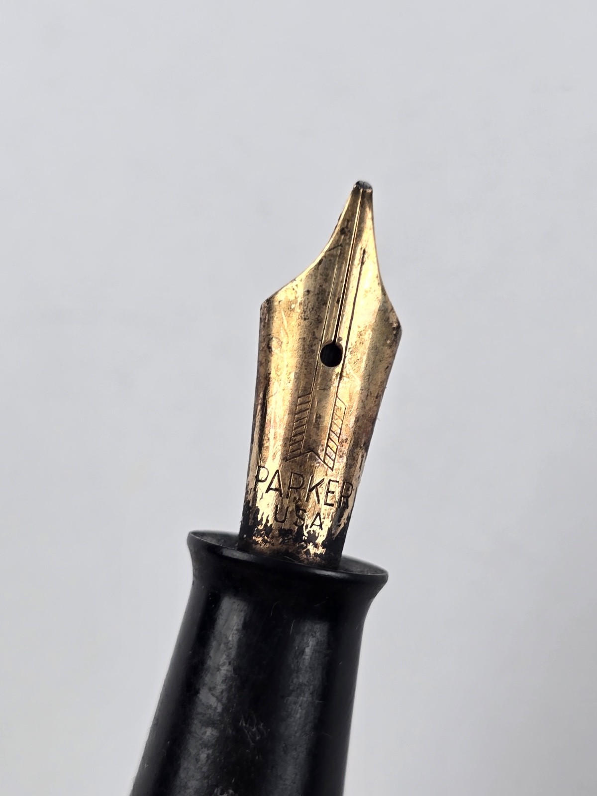 Vintage Parker Striated Vacumatic Fountain Pen Stand & Ink Well Bottle