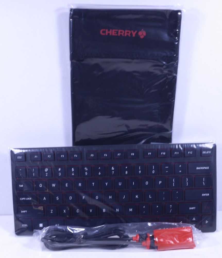 Genuine CHERRY KW 9200 Mini Wireless Slim Keyboard – Black – Multi‑Device