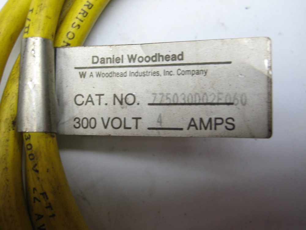 DANIEL WOODHEAD 775030D02F060 CABLE UNMP