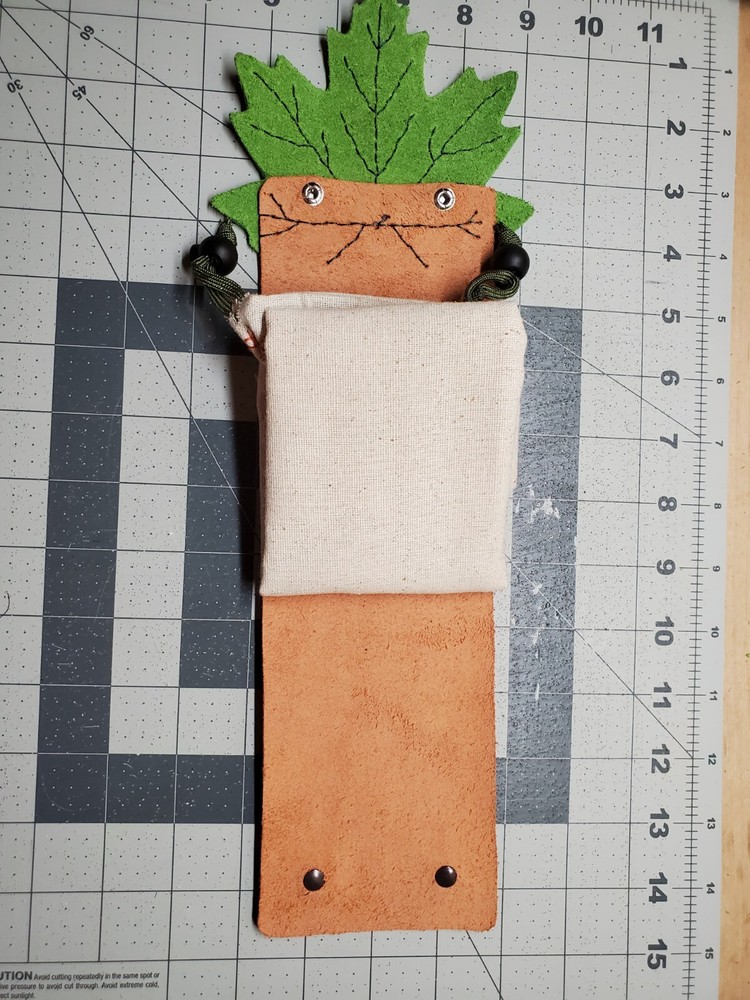 Bushcraft Folding Foraging Bag Pouch