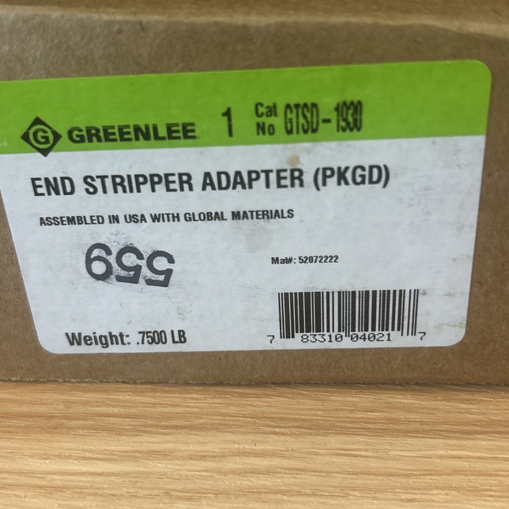 Greenlee End Stripper Adapter (GTSD1930)