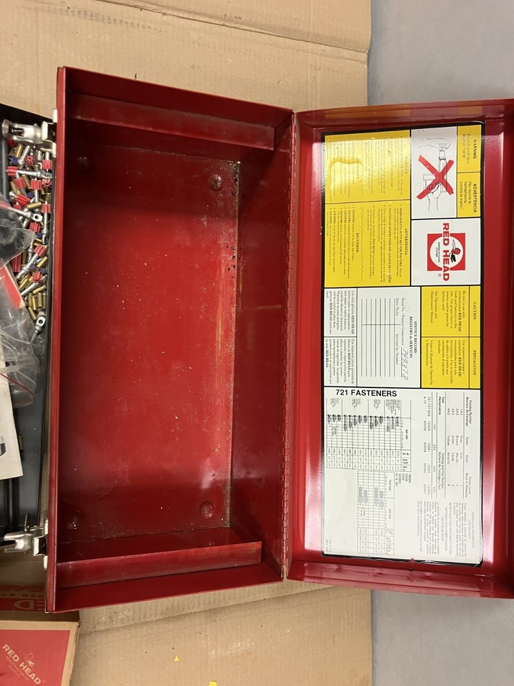 Red Head 721 Powder Actuated Toolbox kit