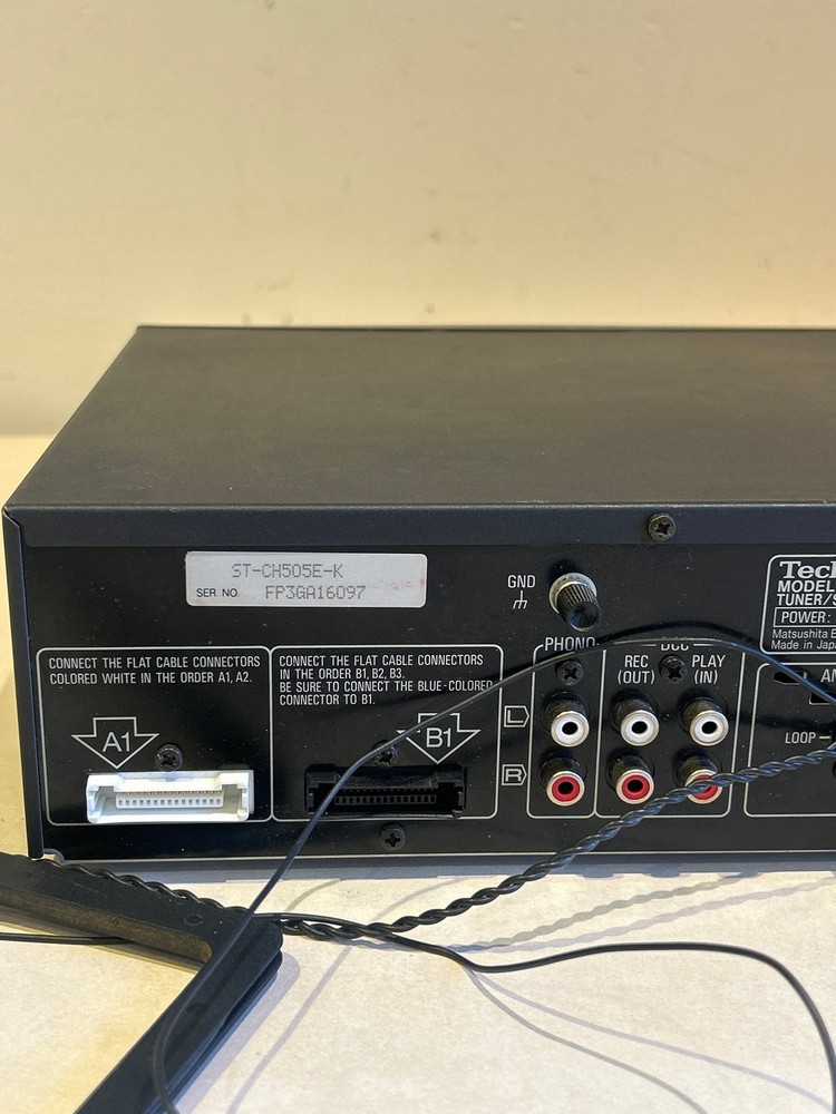 Technics ST-CH505 Tuner Sound Processor Black FM AM