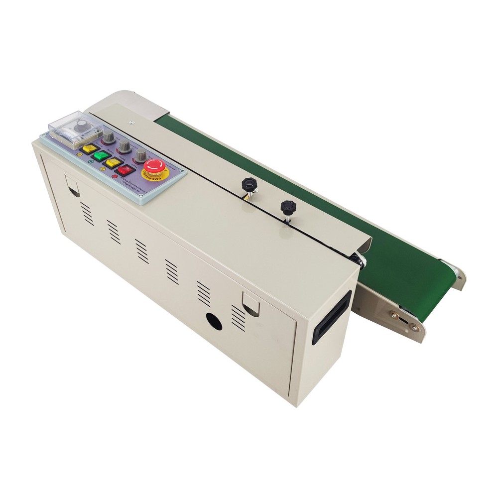 FRD-1000-II Quick Continuous Bag Sealing Machine Horizontal w/ Printed Character