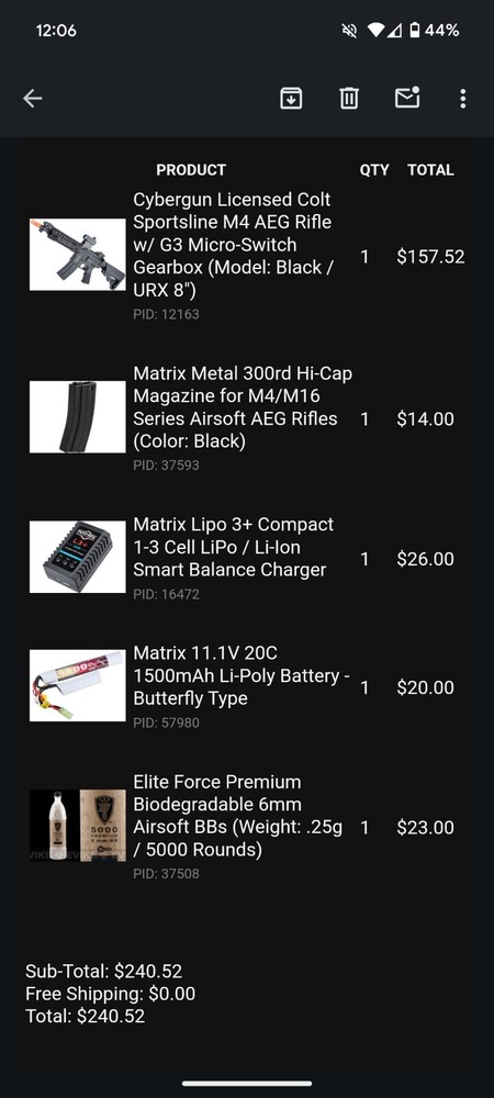 Complete Airsoft Starter Kit ( Mint Condition)