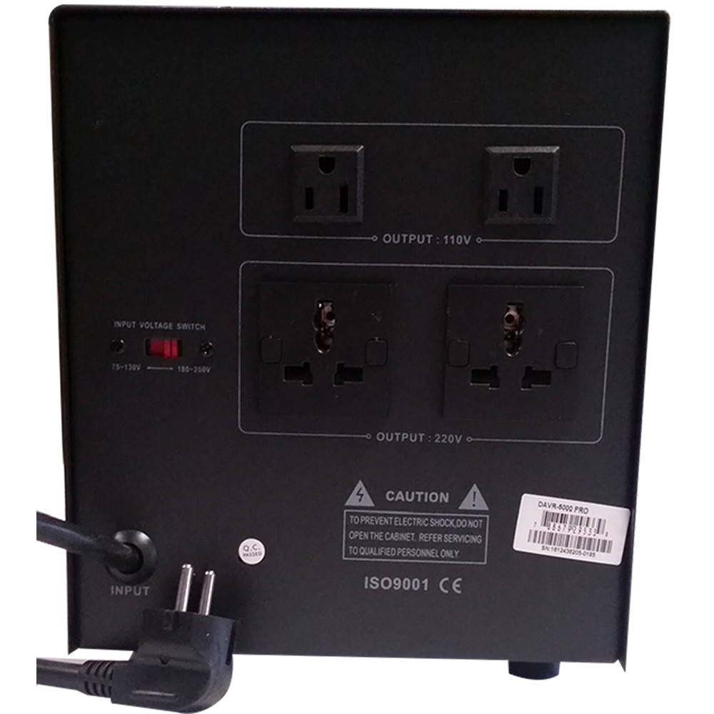 1500 Watt Voltage Converter Transformer&Automatic Voltage Regulator Step Up/Down