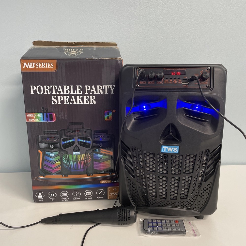 Portable Bluetooth Speaker 50W Wireless Bluetooth Speakers TWS Pairing KARAOKE