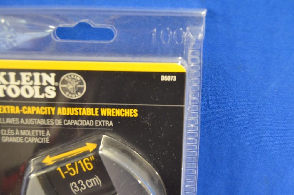 Klein Tools D5073 Extra-Capacity Adjustable Wrenches, 3 Pieces