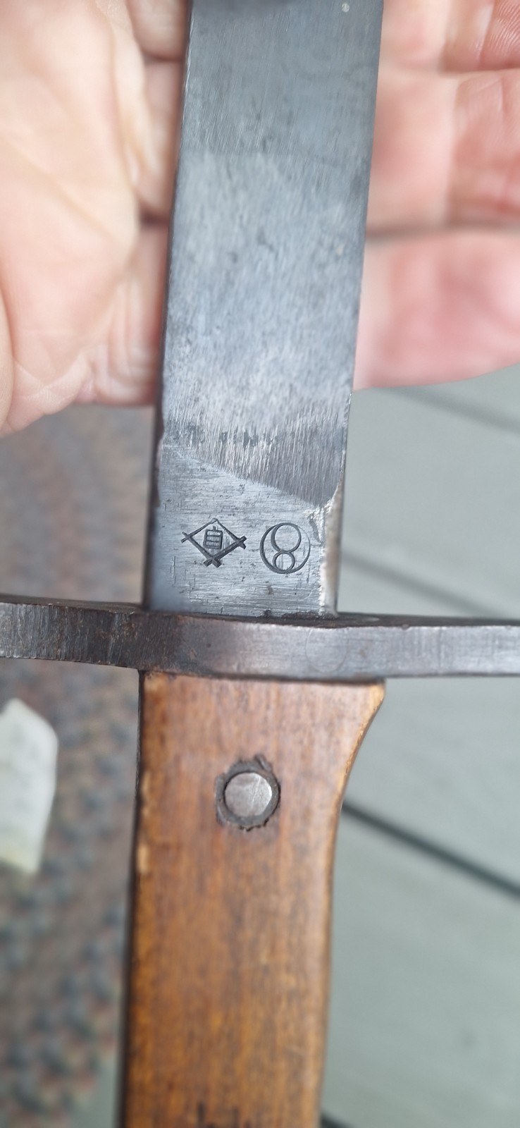 Very Nice WW 2 Japanese Army Late War Bayonet Toyoda Automatic Loom Works Jap