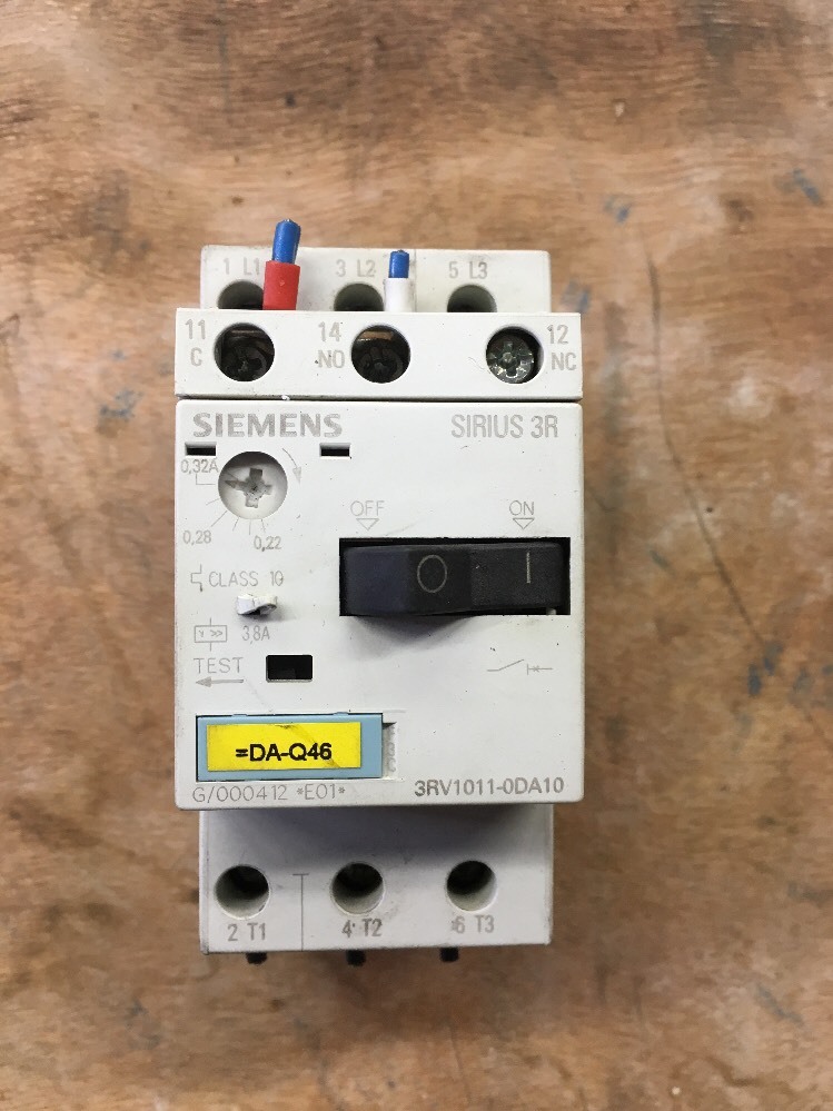 Siemens Motor Protector 3RV1011-0DA10