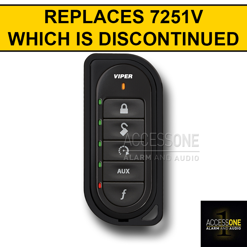 Viper 7251V 2-Way LED Replacement Remote Control Transmitter EZSDEI7251 7254V