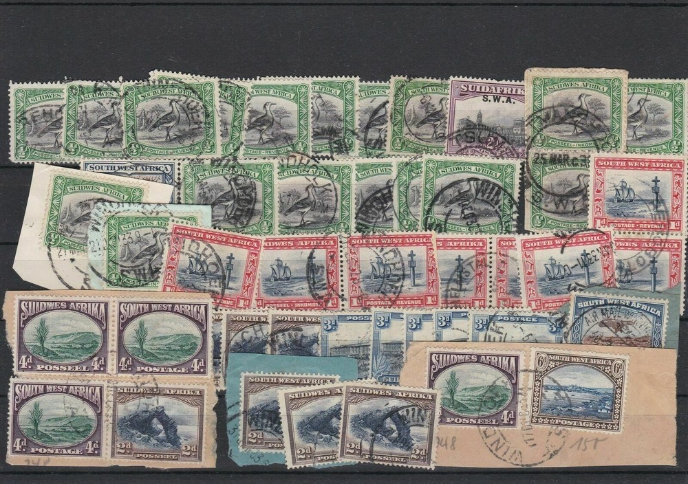 Africa Mixed Used + on Piece Stamps Ref 28918