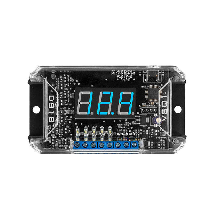 DS18 VSQ1 Volt Meter Remote Output Car Amplifier Sequencer Voltage Level Soft On
