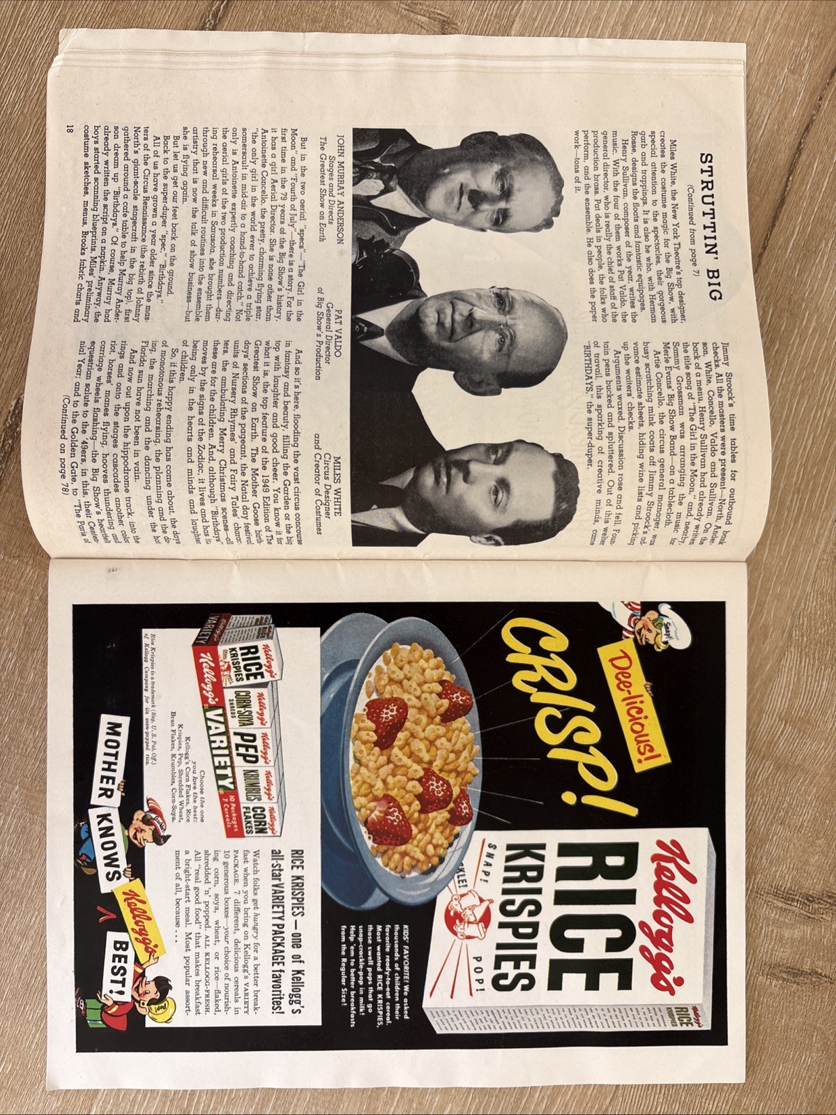 RINGLING BROS and Barnum & Bailey Circus 1949 Vintage Program Magazine