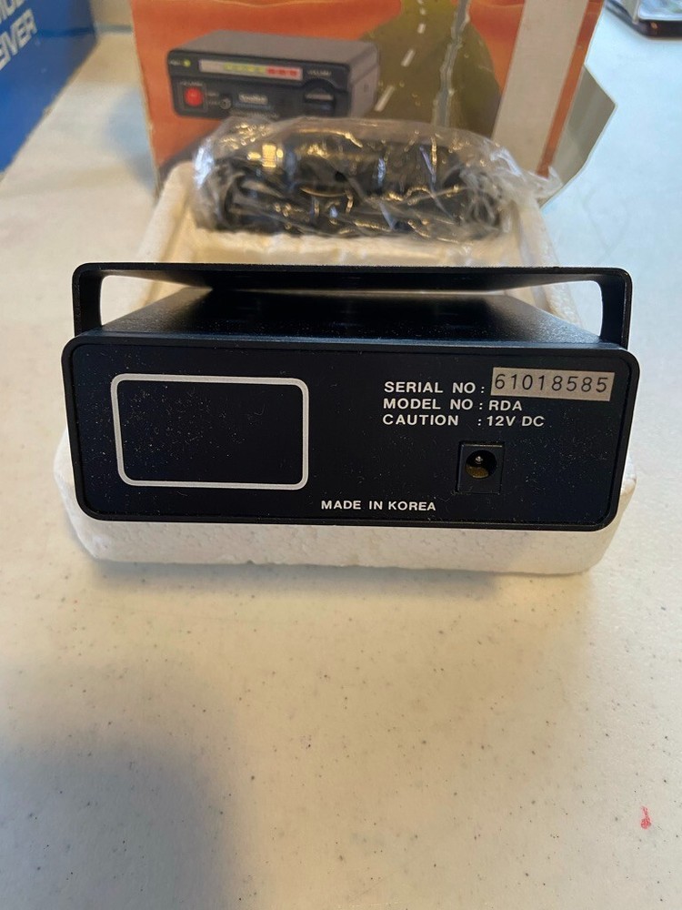 Vintage Dynatech Roadmaster Radar Detector Model RDA