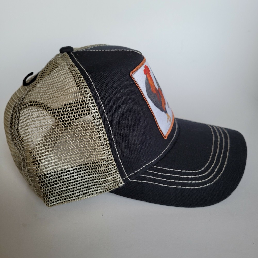 COCKY Rooster Hat Trucker Baseball Cap Mesh Panel Adjustable One Size Snap Back