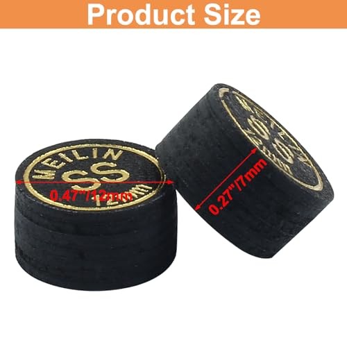 4PCS 12mm Pool Cue Tips How Cue Tip Billiard Accessories Suitable Super Soft