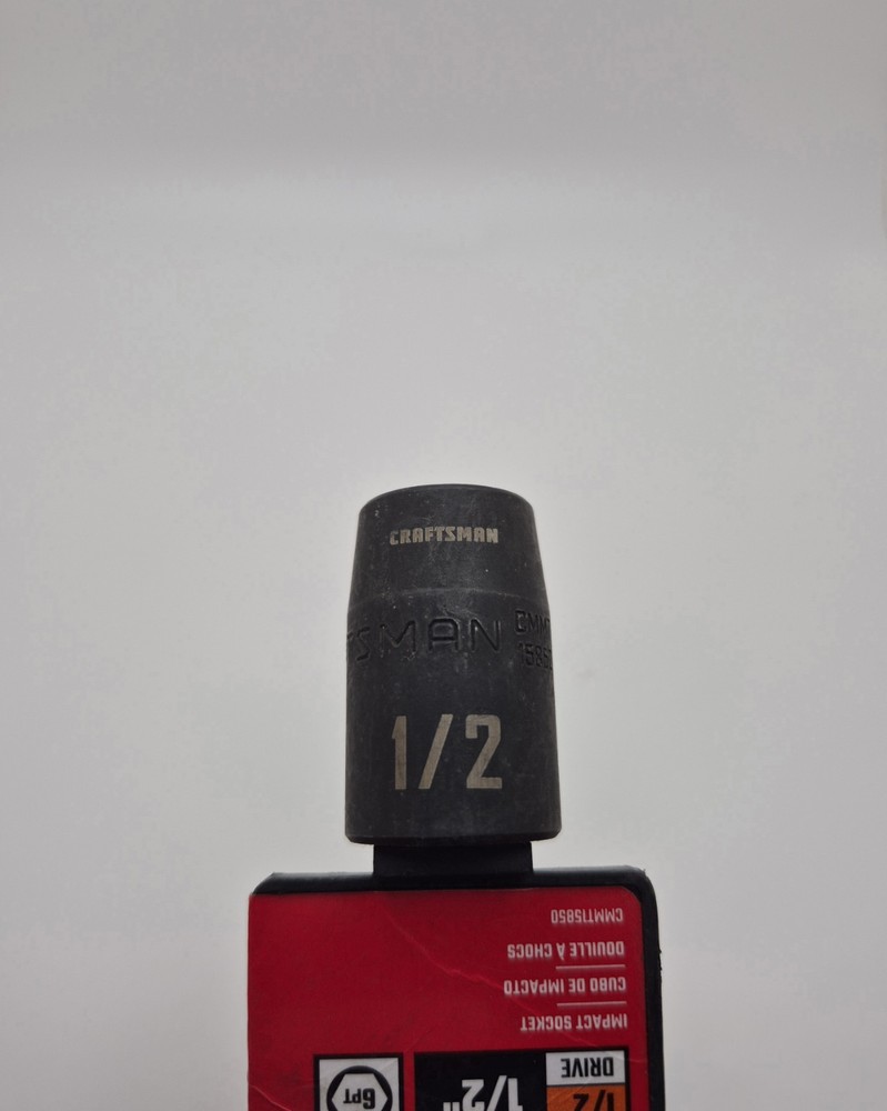 Craftsman 1/2" Drive 1/2" 6pt Impact Socket