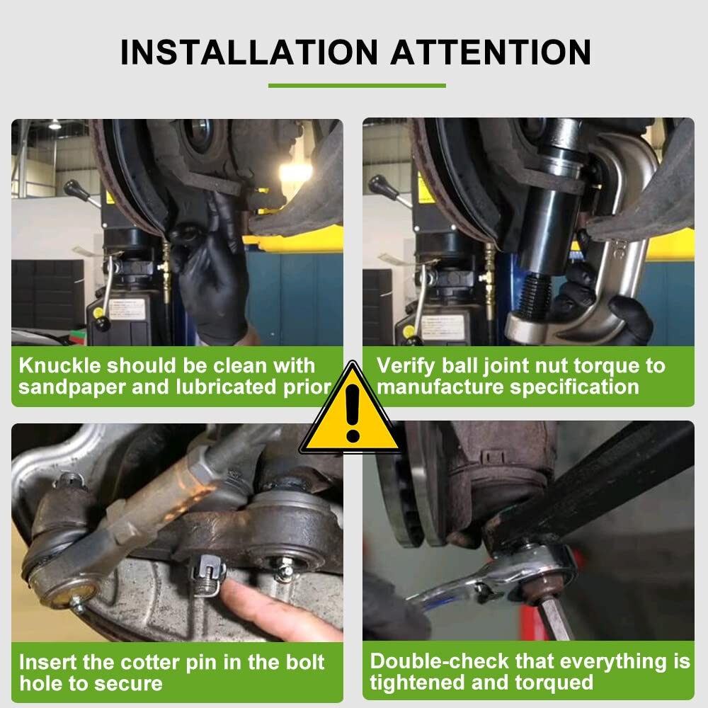 SCITOO 1pcs Front Steering Outer Tie Rod End Fit 2013-2018 medium, As Shown