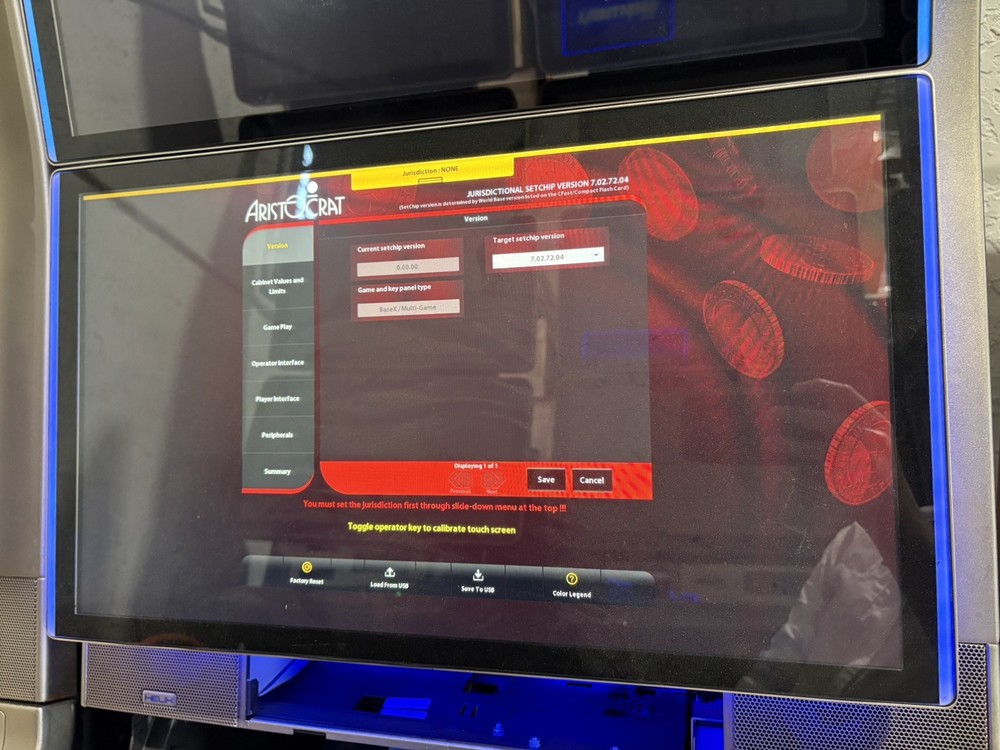 ARISTOCRAT SETCHIP 7.02.72.04