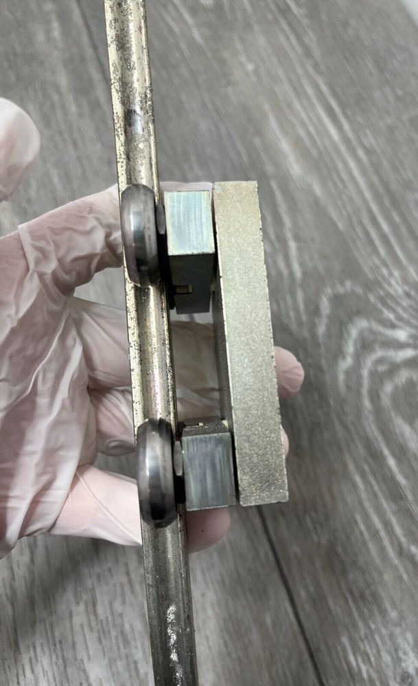 S-Shaped Compact Linear Rail Guide System w/Sliders (Part# Unknown)