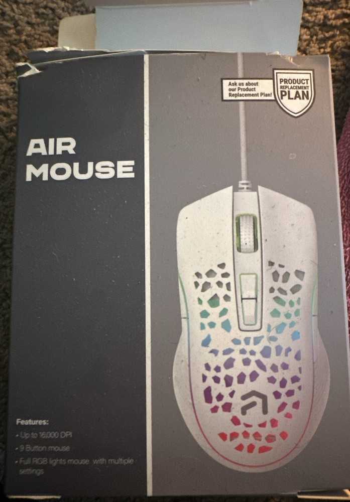 RGB Wired ATRIX Air Gaming Mouse 16,000 DPI