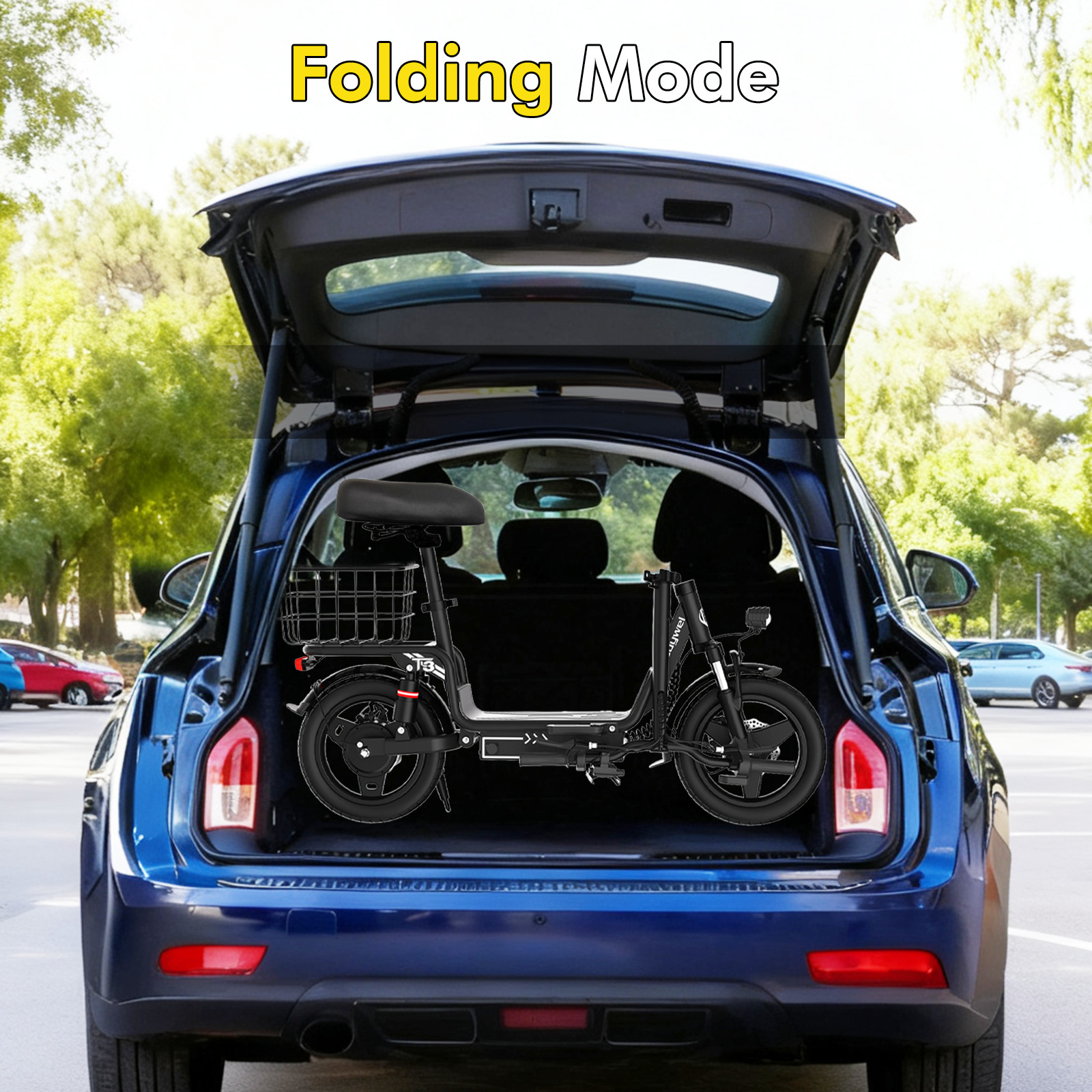 Bodywel Electric Scooter with Seat Adults E Scooter City Commuter Ebike 20MPH