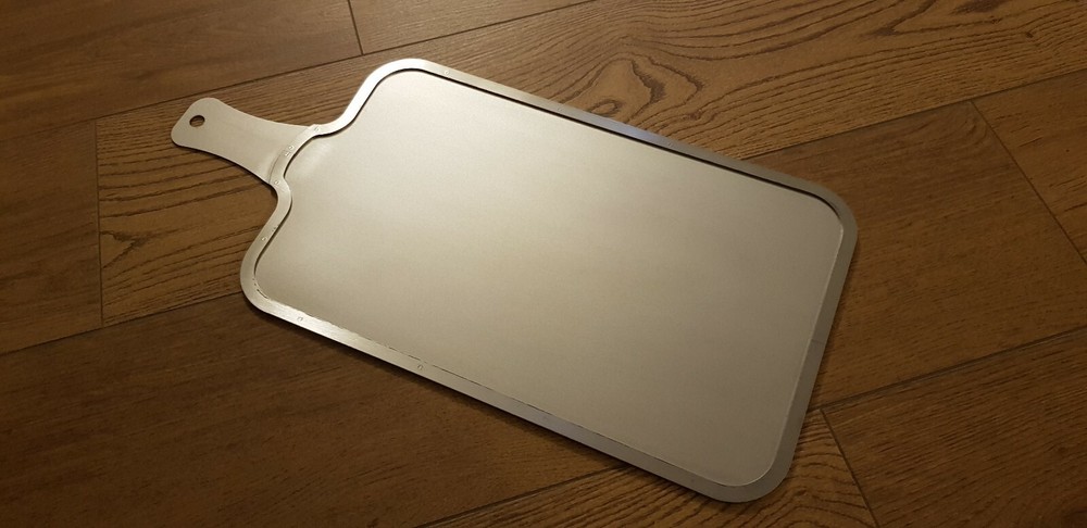 Tagliere inox con salvagoccia