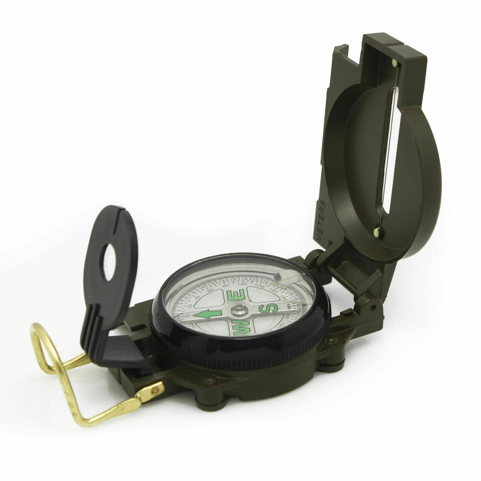 New US Metal Pocket Army Style Compass Military Camping Hiking Survival Marching