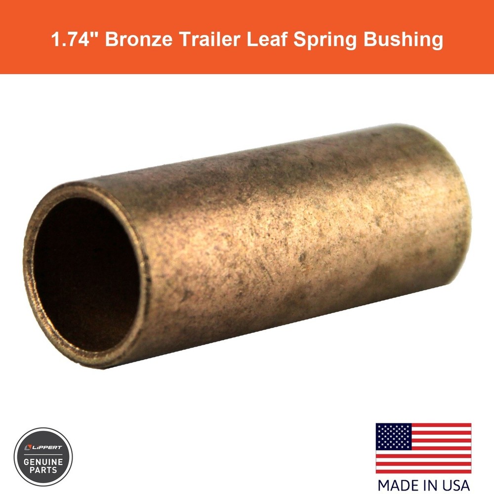 Bronze Trailer Leaf Spring Bushing - 1.74"