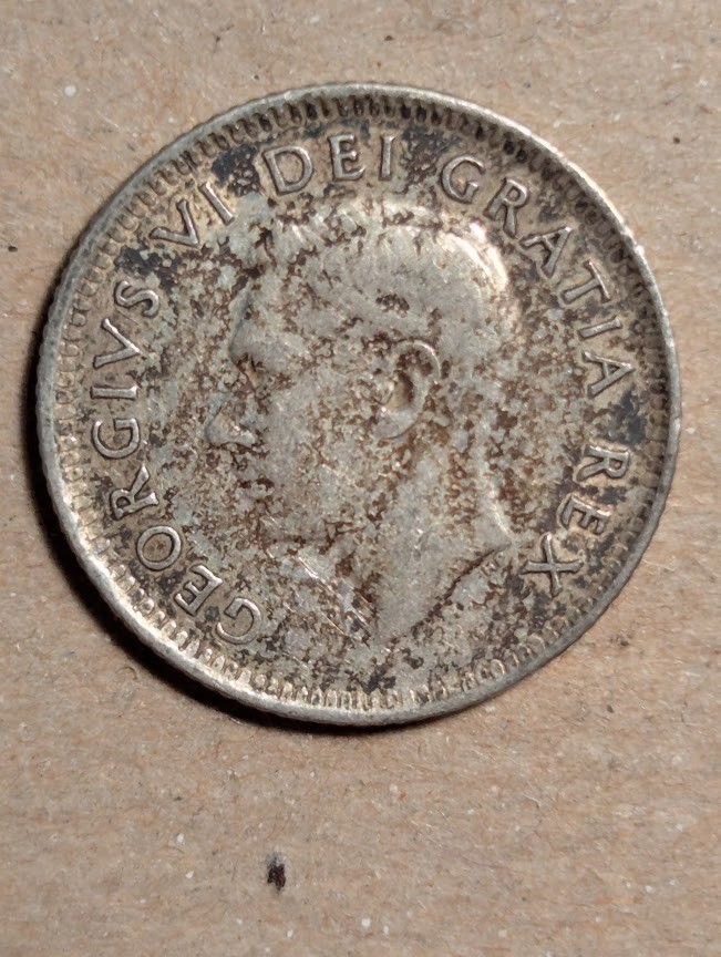1951 Canada 10 Cents Silver