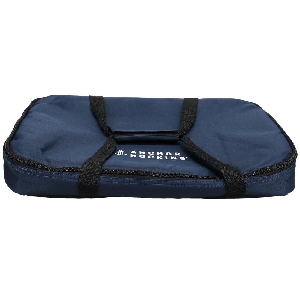 Anchor Hocking 4-Piece Essentials Bake N Take Set - Navy Blue