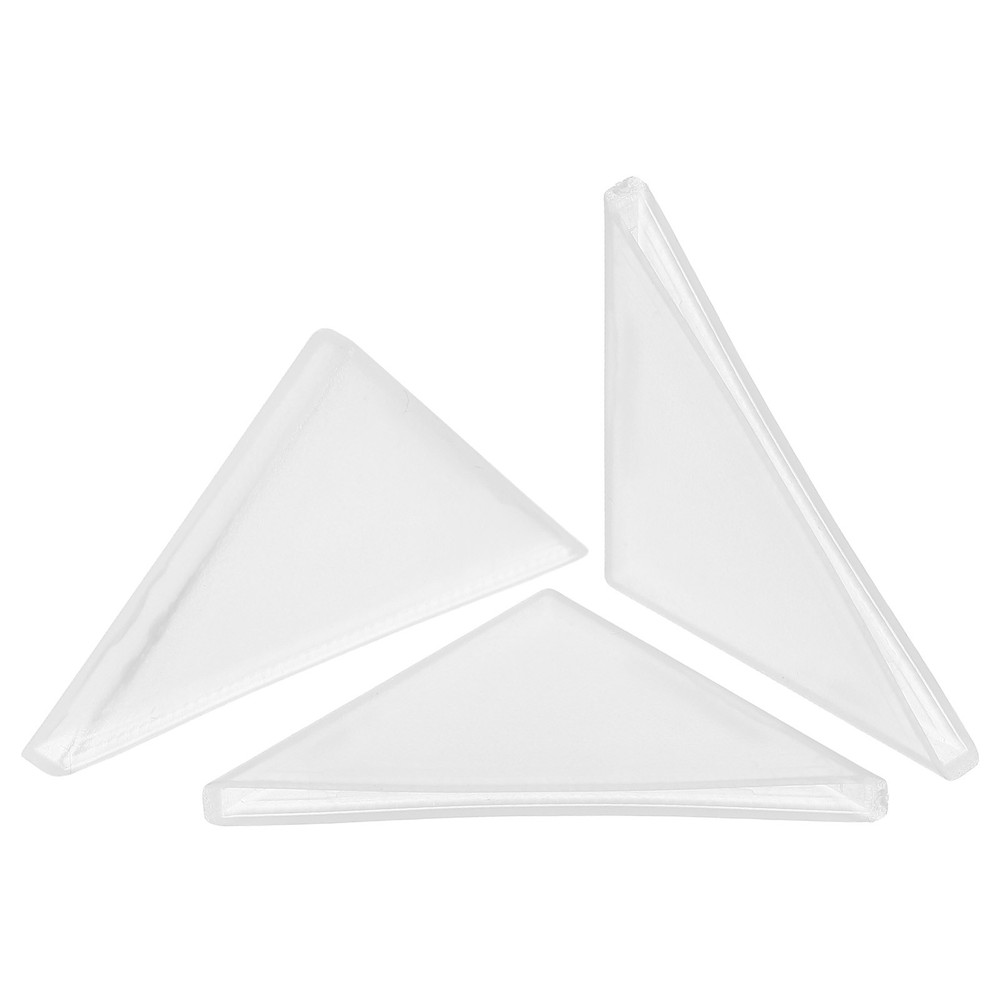 80Pcs Corner Protectors 3x50mm Plastic Right Angle Corner Guards Cushion, White