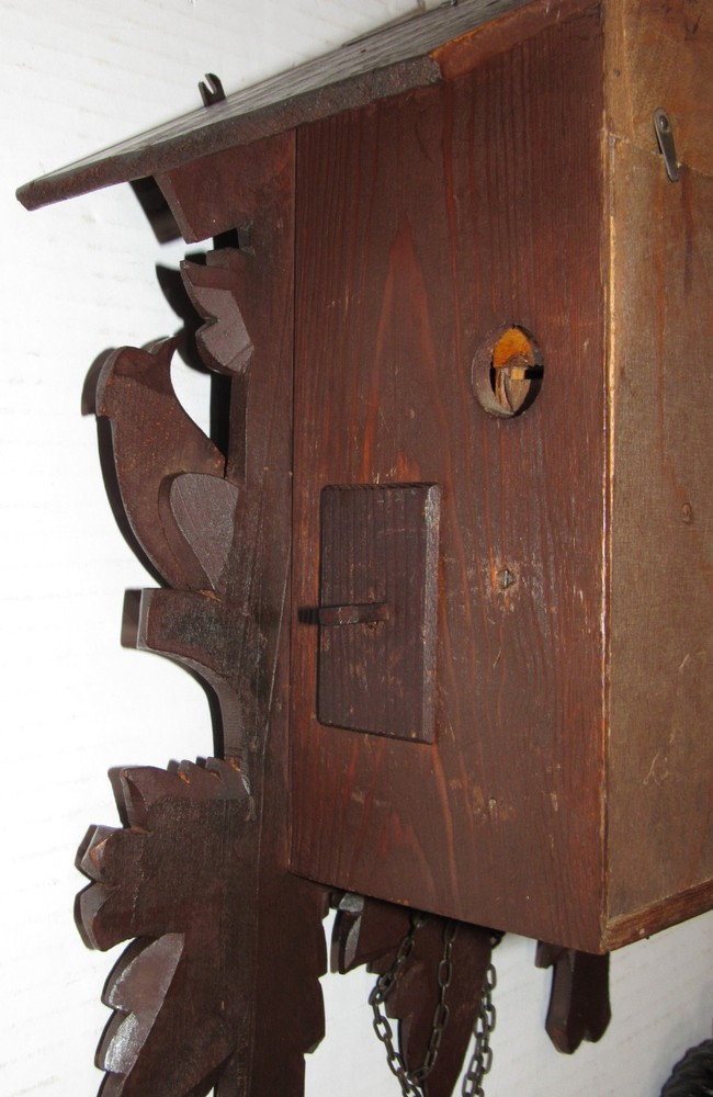 Large Black Forest Three Bird Cuckoo Clock 8-Day Weights Driven
