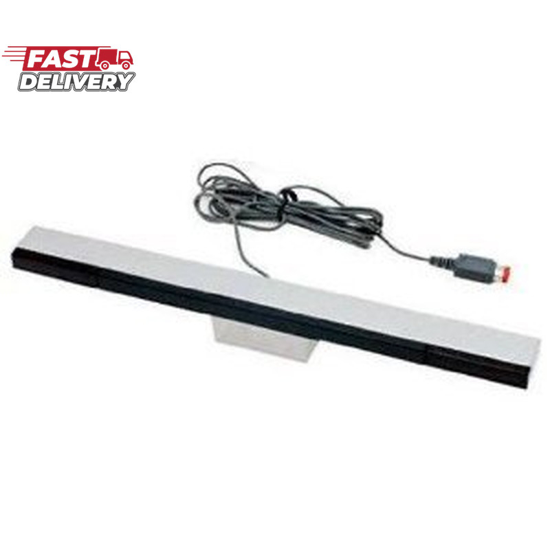 Wired Infrared Ray Sensor Bar Compatible with Nintendo Wii