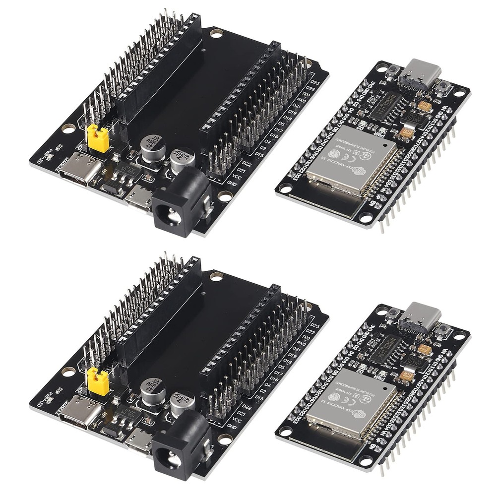 2 Sets ESP-WROOM-32 ESP32 ESP-32S Type-C USB Development Board Type-C USB CH3...