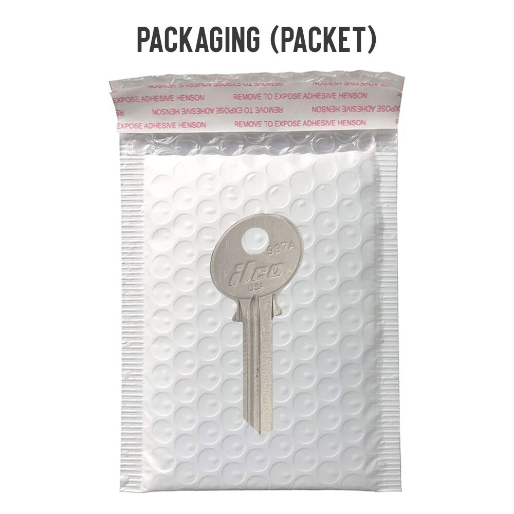 997A Key Blank 6-Pin – Nickel