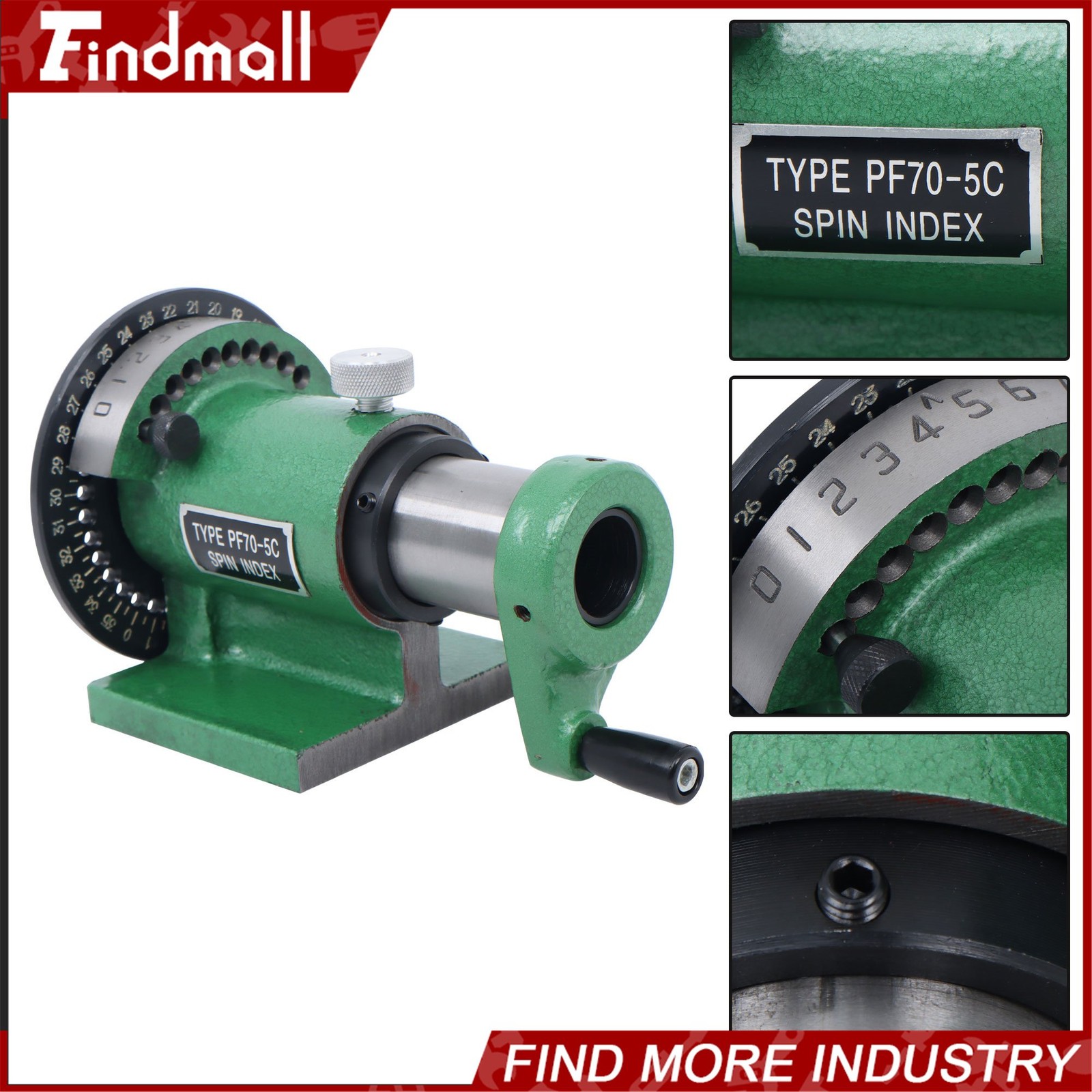 5C Spin Index Fixture/5c Precision Spin Index Fixture Collet .0004” For Milling