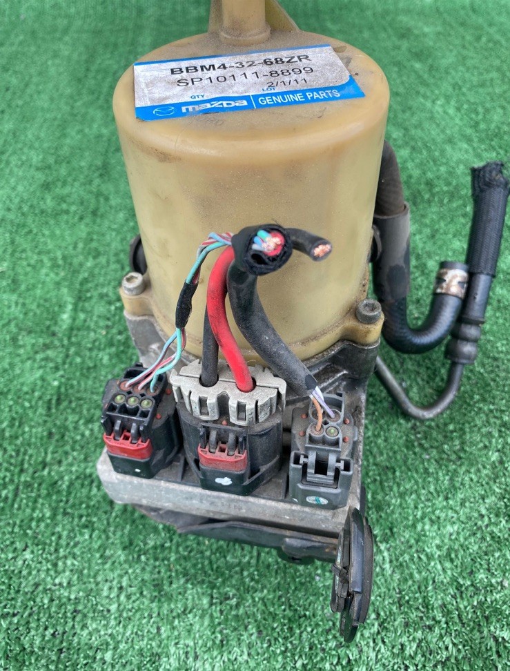 2004-2009 MAZDA 3 ELECTRIC POWER STEERING PUMP MOTOR ASSEMBLY OEM TESTED 3 PLUG