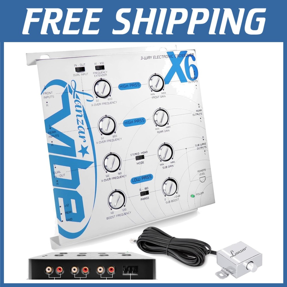 Electronic Audio Crossover Network - Remote Control