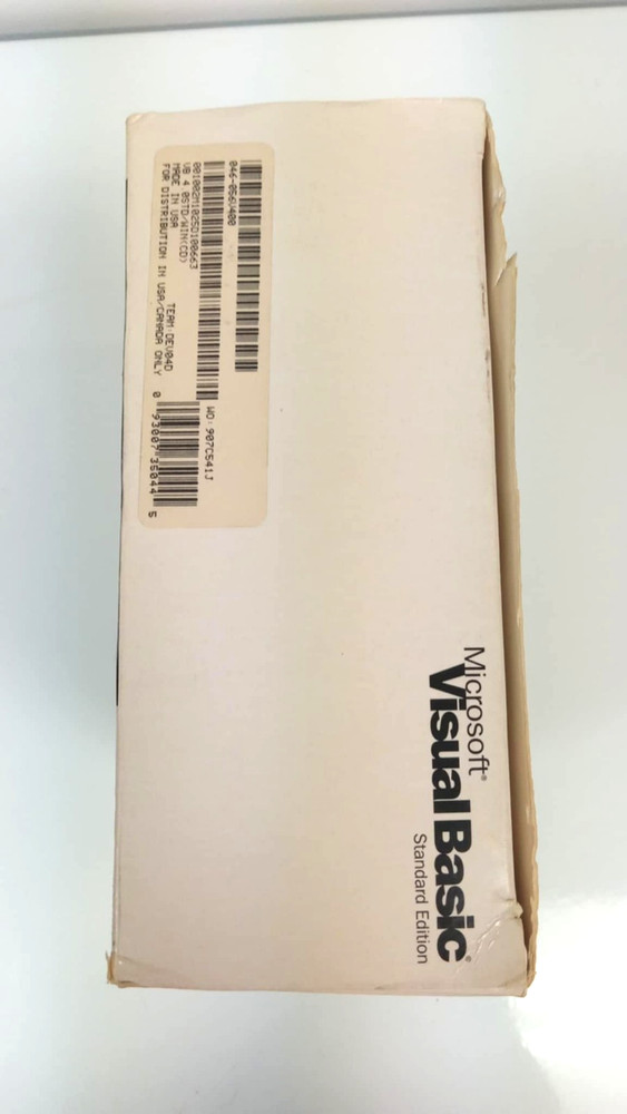 Microsoft Visual Basic Standard Edition Version 4.0 used complete Win 95 1996