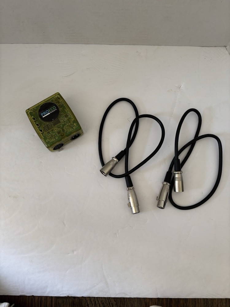 PROECO Intelligent DMX Interface DMX 512 Interface & Cables