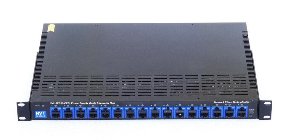 NETWORK VIDEO TECHNOLOGIES NV-16PS10-PVD POWER SUPPLY CABLE INTEGRATOR HUB