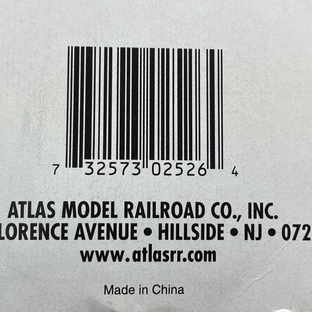 Atlas #2526 - 19" Radius Curve Track Sections N Scale Code 80 Rails 6 pack - NEW