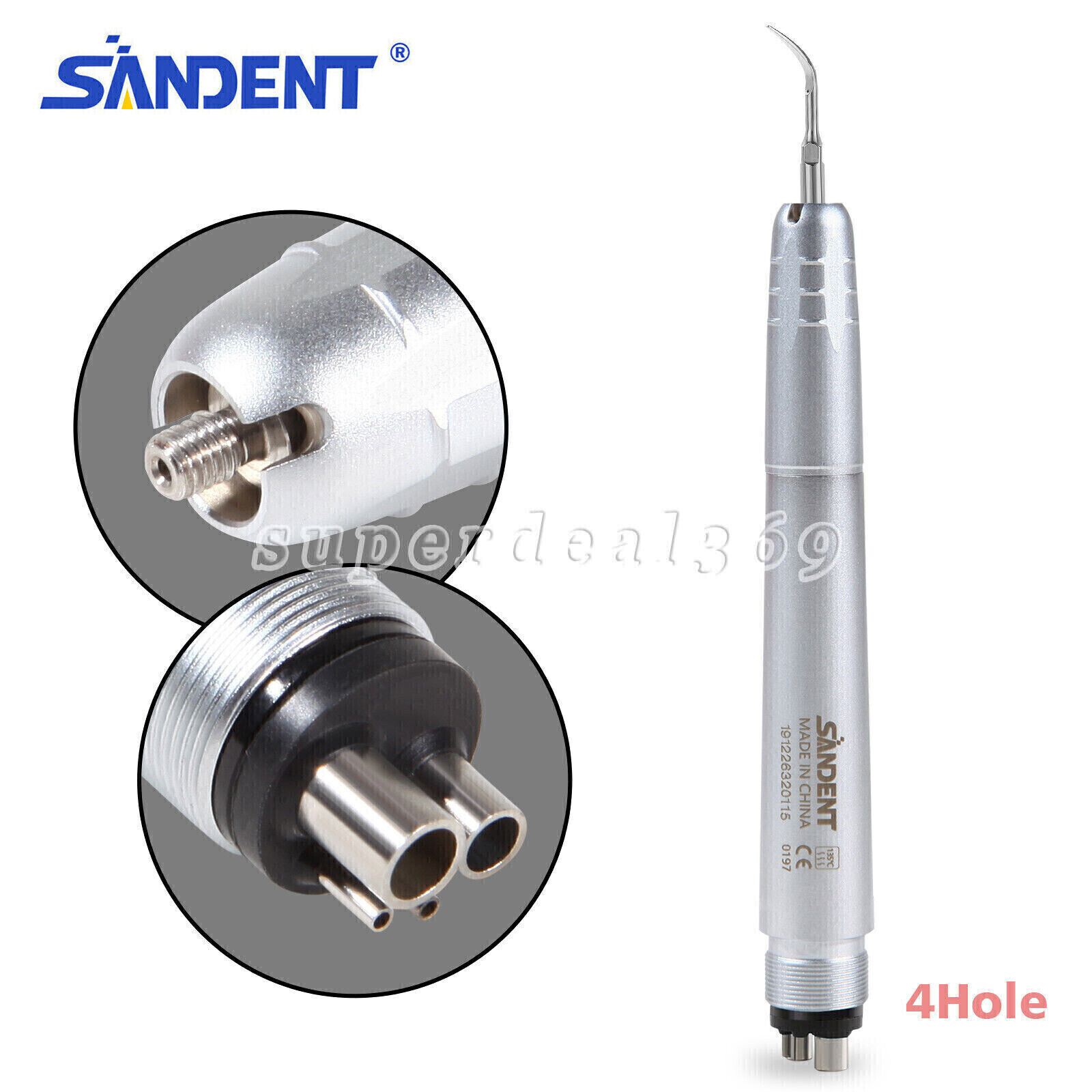 Dental Ultrasonic Air Perio Scaler Handpiece Hygienist Cavitron 2 Hole / 4 Hole