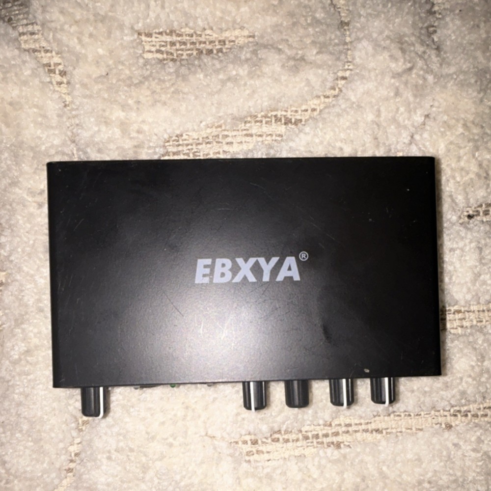 EBXYA USB Audio Interface 24-Bit 192kHz, Phantom Power, LoopBack, XLR In