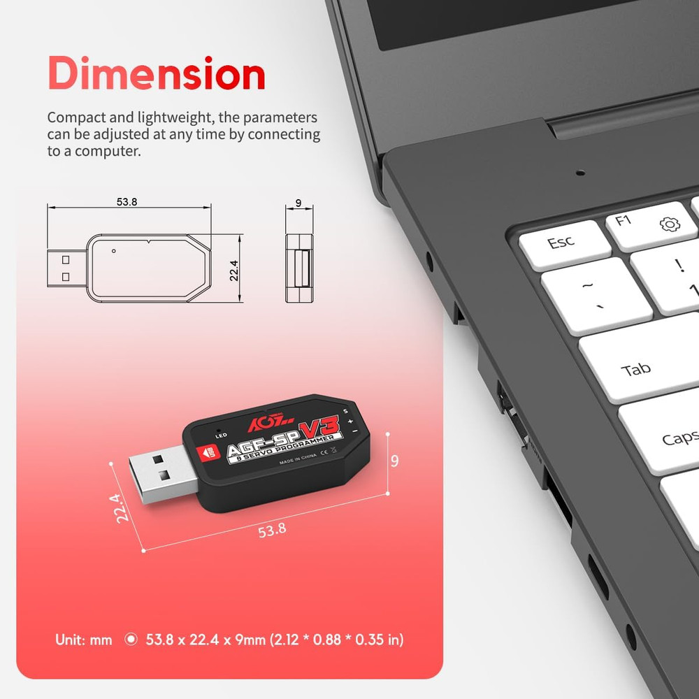 USB Servo Programmer Card for Servos with Programmable Marked(Agf-Spv3)
