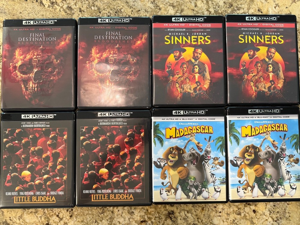 150x 4K UHD Blu-ray blank replacement cases